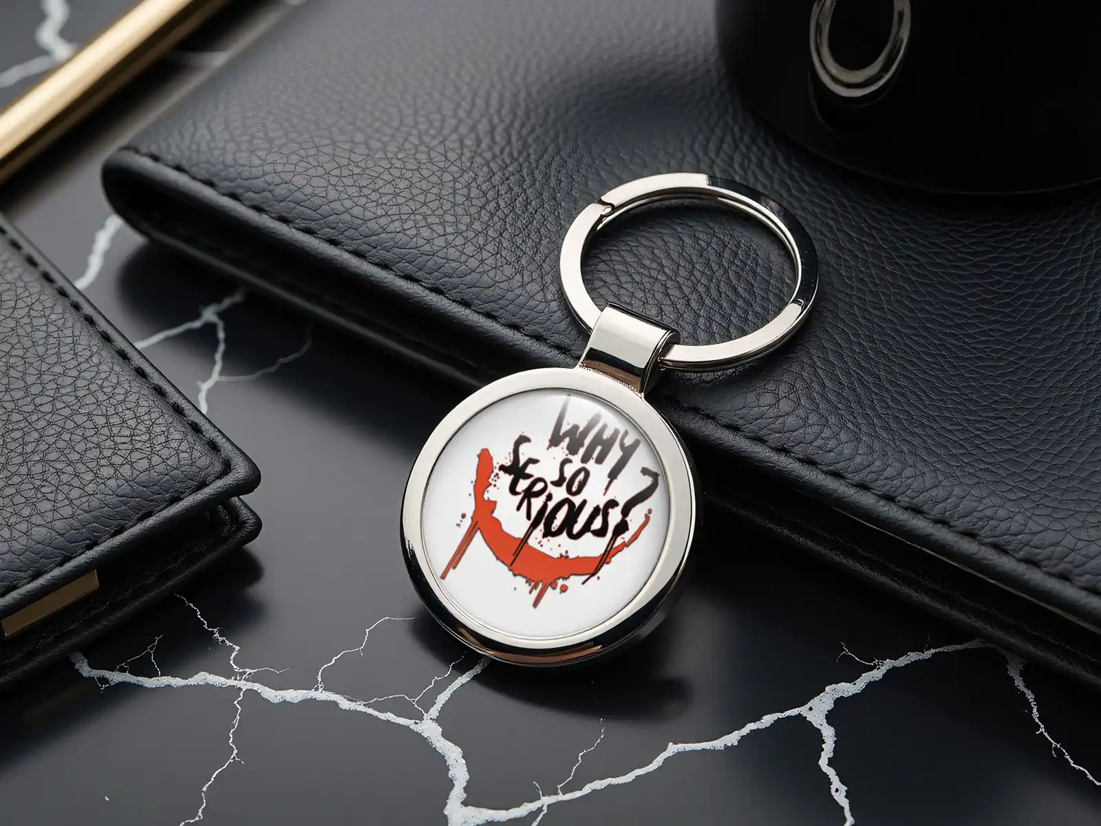 Alloy Metal Keychain Custom Minimalist Design Sturdy
